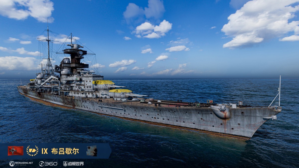 無情的側(cè)面打擊者,《戰(zhàn)艦世界》布呂歇爾駛?cè)朐齑瑥S