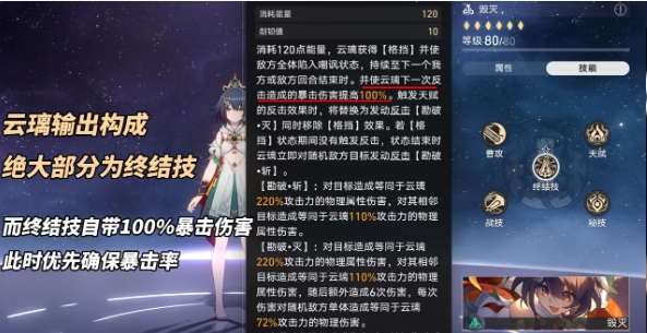 崩壞星穹鐵道云璃怎么培養(yǎng)和配隊(duì)
