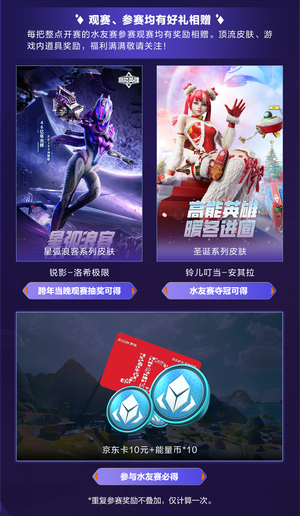 《高能英雄》“盲盒”派對陪你跨年 水友狂歡，福利不斷