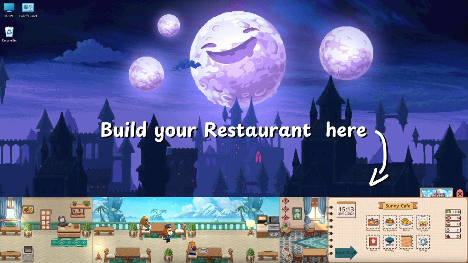 溫馨餐廳管理游戲《Not Monday Cafe》Steam頁面開放，發(fā)售日期待定！