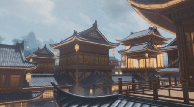 《劍網(wǎng)3》全新風(fēng)格“廣都鎮(zhèn)”視覺效果升級(jí)！
