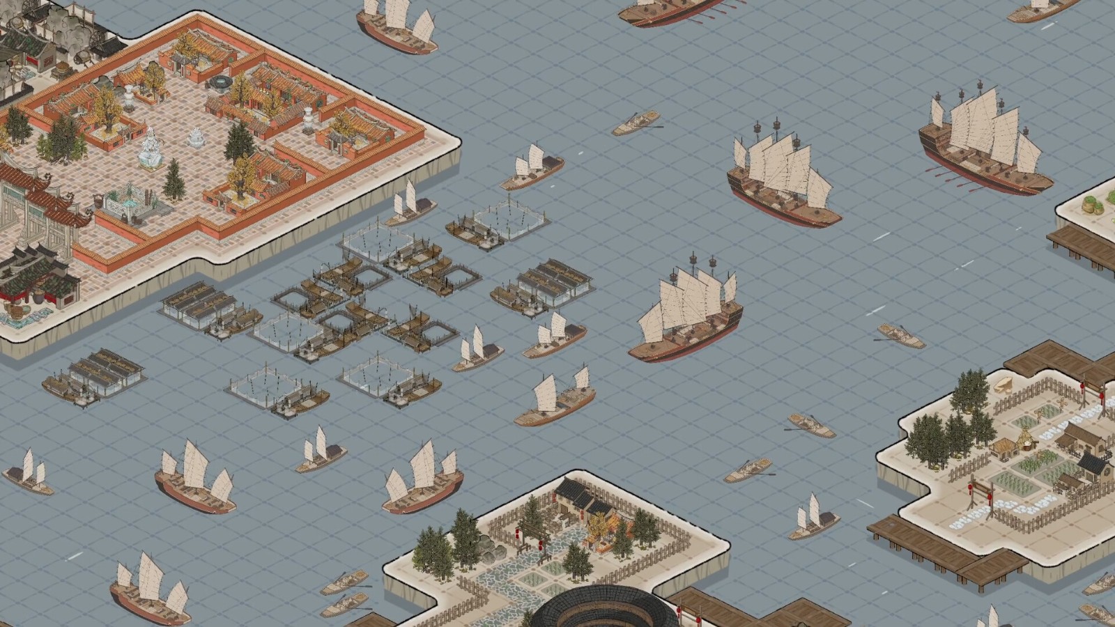 古風(fēng)城市建造游戲《歲久丹青》今日上線Steam頁(yè)面，發(fā)售日期待定！