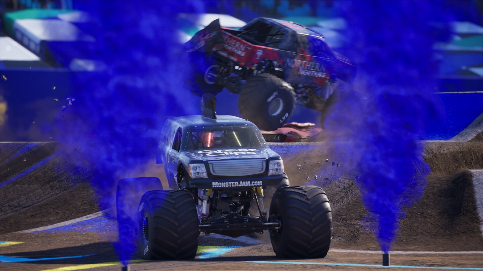 越野街機(jī)賽車游戲《Monster Jam? Showdown》Steam頁面上線，8月29日發(fā)售!