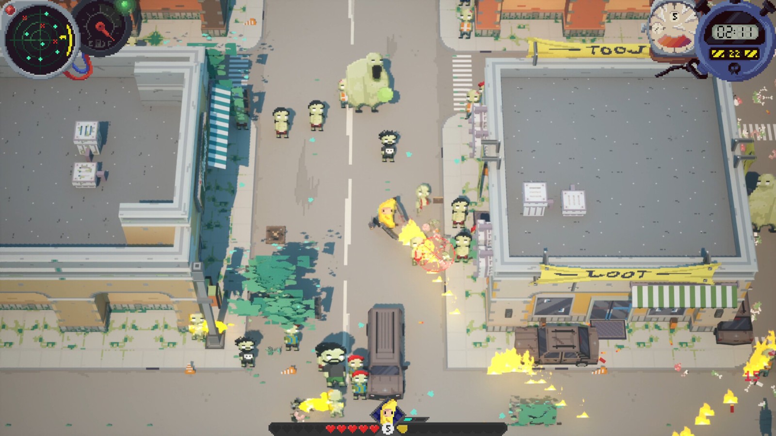 Roguelite 動作游戲《Deadly Days: Roadtrip》Steam頁面，發(fā)行日期待定！