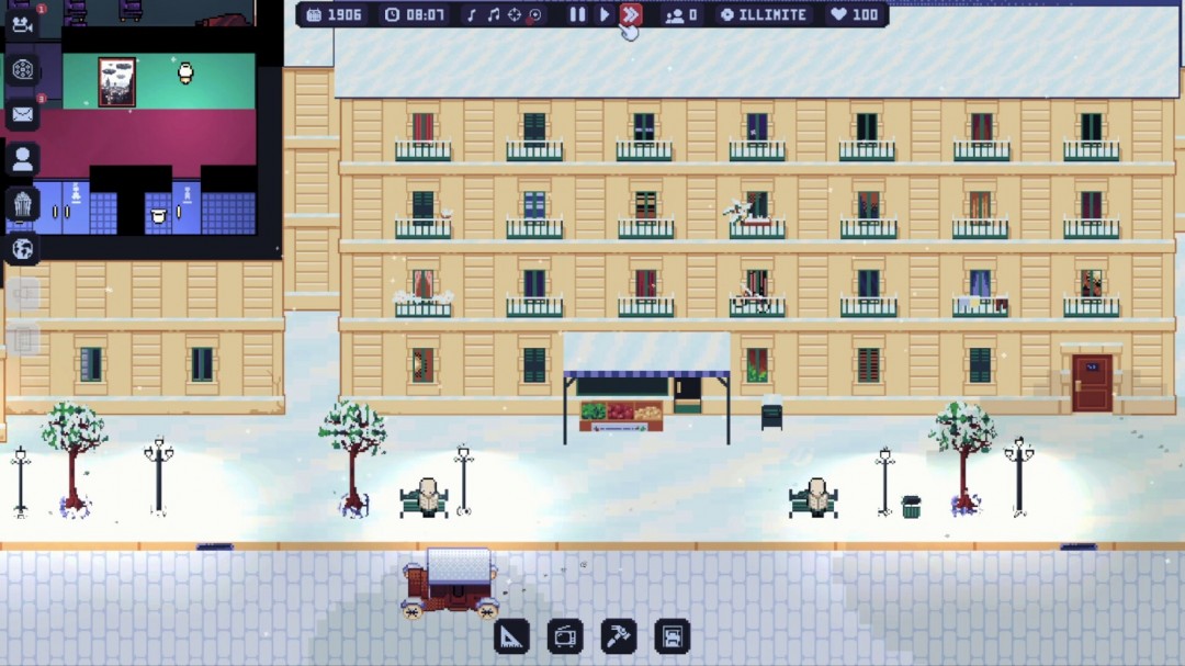 像素風(fēng)影院管理游戲《Cinema Theater Tycoon》Steam頁(yè)面公布，支持簡(jiǎn)中！