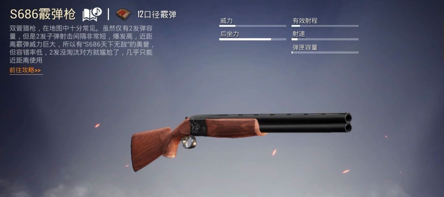 絕地求生的霰彈槍有哪些