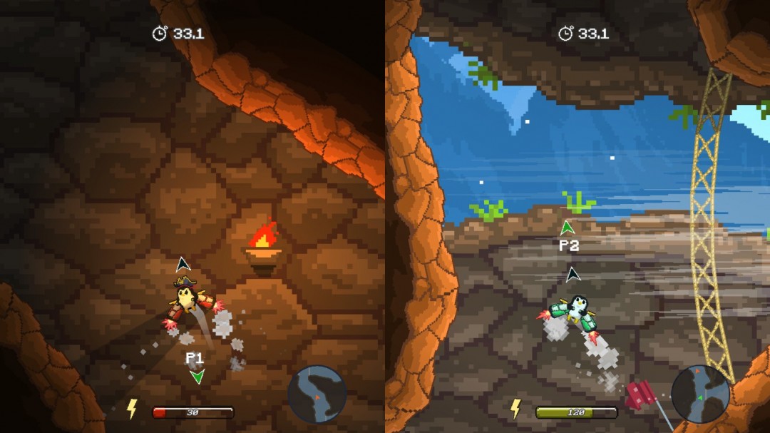 2D飛行動作游戲《火箭企鵝》Steam頁面開放，年內(nèi)發(fā)售！