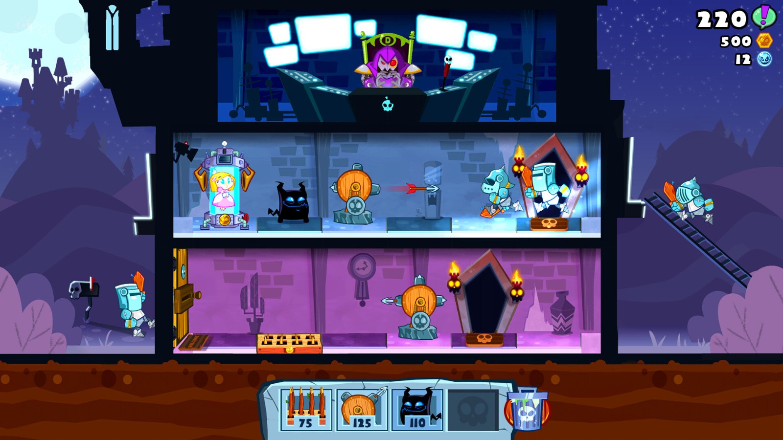 塔防解謎游戲《Castle Doombad Classic》今日Steam頁面上線，年內(nèi)發(fā)售！