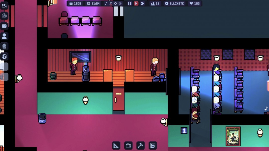 像素風(fēng)影院管理游戲《Cinema Theater Tycoon》Steam頁(yè)面公布，支持簡(jiǎn)中！