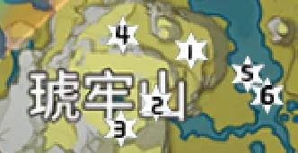 原神琥牢山巖神瞳位置都在哪
