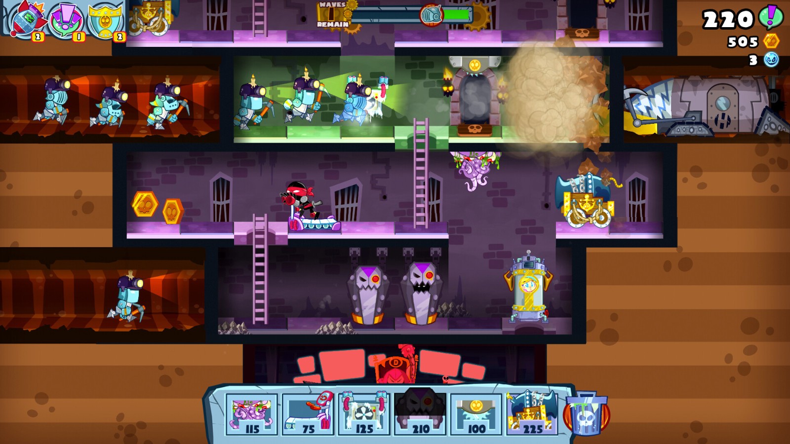 塔防解謎游戲《Castle Doombad Classic》今日Steam頁面上線，年內(nèi)發(fā)售！
