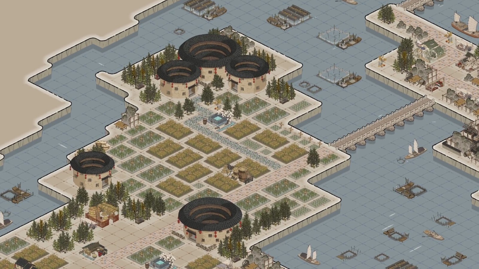 古風(fēng)城市建造游戲《歲久丹青》今日上線Steam頁(yè)面，發(fā)售日期待定！